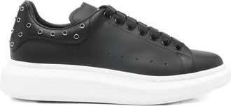 Alexander McQueen Oversized Sneaker - Heren - Sneakers - Zwart - 44 EU - Leer - Schoenen