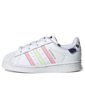 adidas (TD) adidas originals Superstar White Lime Pink GY3332