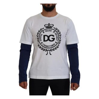 Dolce & Gabbana Hombre, Jerseys, Blanco, Talla: L
