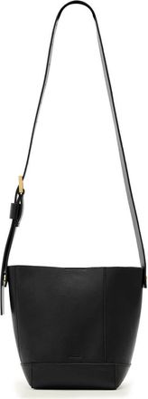 AllSaints Mini Alba Leather Crossbody Bag in Black at Nordstrom