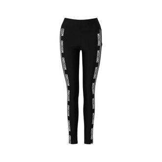 Moschino Leggings de Lycra - Trousers - Mujer - Negro - XS