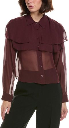 Frame Denim Frame The Silk Cape Blouse