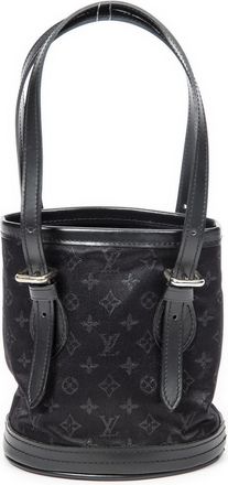 Louis Vuitton Pre-owned Womens Mini Bucket Handbag - Black - One Size