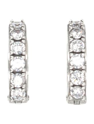 Emanuele Bicocchi Pair Zircone Clear Earring