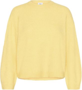Saint Tropez Ronde hals knitwear - Dames - Ronde hals truien - Geel - XS - Truien & Vesten