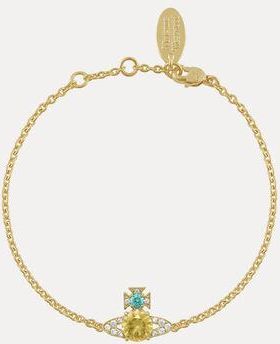 Vivienne Westwood Ismene Bracelet Gold-light-turquiose-light-yellow-white-cz Gold-light-turquiose-light-yellow-white-cz Women