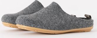 Ilse Jacobsen Womens Ilse Jacobsen Snippy Womens Felt Slippers - Grey Wheat - Size: 7