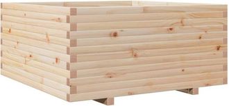 vidaXL Garden Planter 100x100x49.5 cm Solid Wood Pine Vidaxl