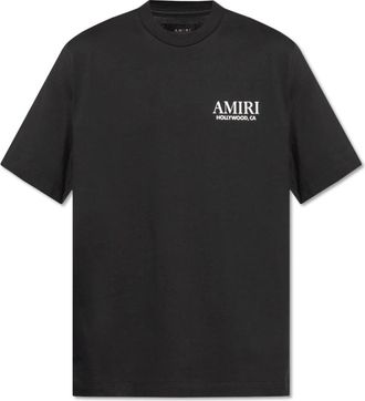 Amiri Geprint T-shirt - Heren - T-shirts - Zwart - XL - Katoen - Tops