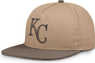 Nike Kansas City Royals Statement Nike Mens MLB Adjustable Hat in Brown | NB650IEBROY-NT6