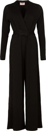 Freebird by Steven Vasili LS Jumpsuit - Dames - Jumpsuits - Zwart - M - Polyester - Jumpsuits & Playsuits