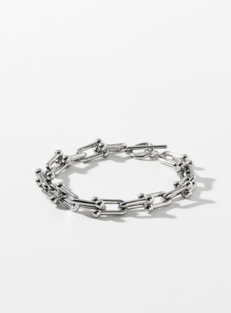 Le 31 Mens Interlocking-link bracelet