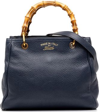 Gucci Pre-owned Gucci Small Calfskin Bamboo Shopper Satchel Ladies Y60RSPXVXCDZHGF2