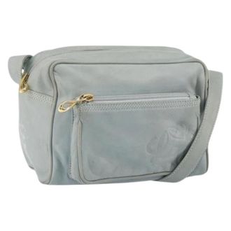 Loewe Pre-owned Schoudertas - Dames - Vintage Schoudertas - Blauw - ONE Size - Leer - Vintage