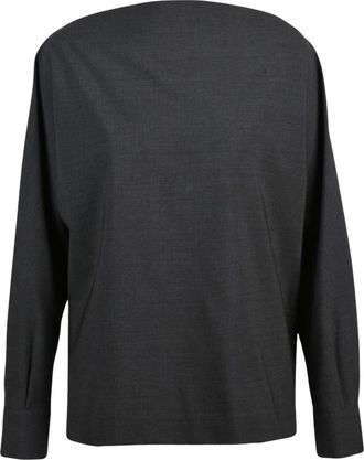 P.A.R.O.S.H. P.a.r.o.s.h., Overhemden, Dames, Grijs, S, Wol, Blouse