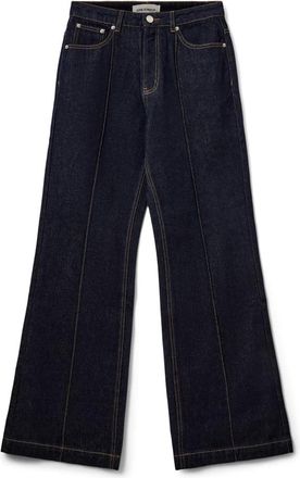 Sofie Schnoor Wide Jeans - Dames - Loose Fit Jeans - Zwart - S - Denim - Jeans