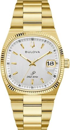 Bulova Super Seville WoMens Gold Watch 97B223 Stainless Steel - One Size