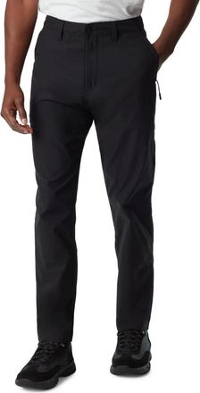 G.H. Bass & Co. Bass Outdoor Traveler Pants Mens Black Stretch Straight Fit Trouser MAC97