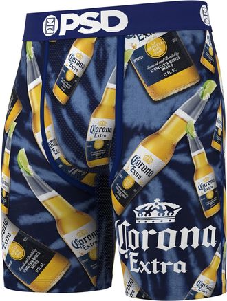 PSD Mens Beer Boxer Briefs - Breathable and Supportive Mens Underwear with Moisture-Wicking Fabric, Corona Extra, L