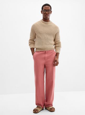 Le 31 Mens Cotton-linen pant New York fit - Straight