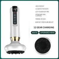 OEM Ventosas De Masaje Anticelul&iacute;ticas, Dispositivo Port&aacute;til Ajustable A 12 Niveles Para Eliminar La Grasa Corporal, Para Abdomen Y Muslos (blanco) - Crez