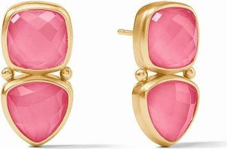 Julie Vos Womens Aquitaine Midi Earrings In Iridescent Pink