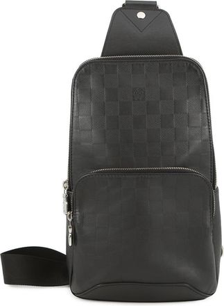 Louis Vuitton Black Damier Canvas Infini Onyx Damier Infini Leather Sling Bag (Pre-Owned)