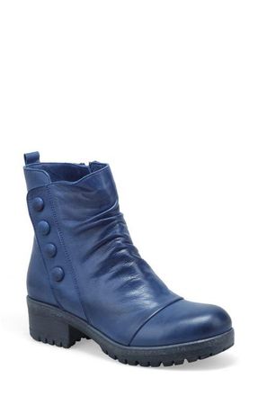 Miz Mooz Dallis Block Heel Bootie in Denim at Nordstrom, Size 7.5-8Us