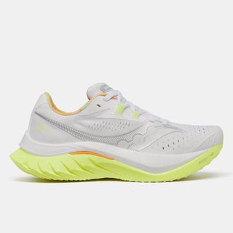 Saucony Dames Saucony Endorphin Speed 4 Hardloopschoen in Wit Geel