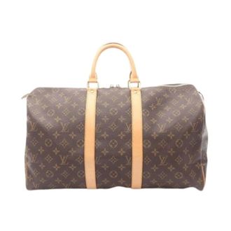 Louis Vuitton Vintage, unisex, Bruin, ONE Size, Pre-owned Weekendtas