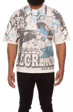Icecream Suppressor Graphic T-Shirt in Antique White at Nordstrom, Size Xx-Large