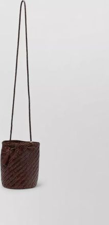 Dragon Diffusion pompon double jump bucket tassel bag crossbody