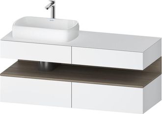 Duravit Qatego Consola Mueble Bajo Lavabo, 2 Extensiones, 2 - Duravit