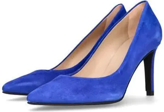 Ursula Mascar&oacute; Suede Pointed Toe Pump in Electric Blue at Nordstrom, Size 38.5