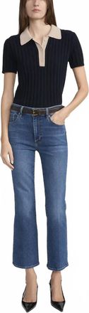 Frame Denim Reboot Crop Bootcut Jeans In Foxley