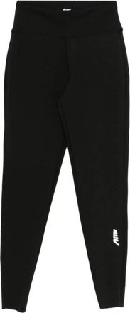Autry Logo Leggings - Dames - Leggings - Zwart - XS - Polyester - Broeken