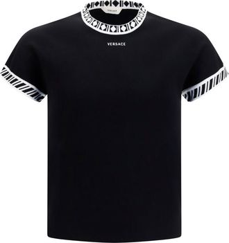Versace Black Crew Neck T-Shirt