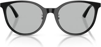 Jimmy Choo London 54mm Phantos Sunglasses in Black /Light Grey at Nordstrom