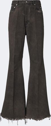 Rick Owens Bolan distressed flared jeans