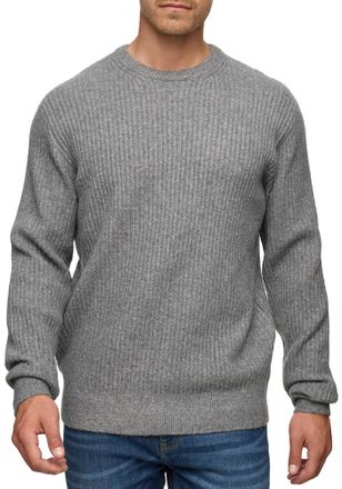 Indicode Troyer INDICODE INBertram.5 zip, Herren, Gr. XXL, grau (grau mix), Strick, Obermaterial: 58% Polyacryl, 32% Polyester, 7% Wolle, 3% Elasthan, unifarbe