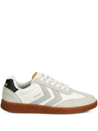 Hummel lace-up sneakers - unisex - Suede/Rubber/Leather/Fabric - 46 - White
