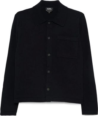A.P.C. Cardigan con bottoni - Blu