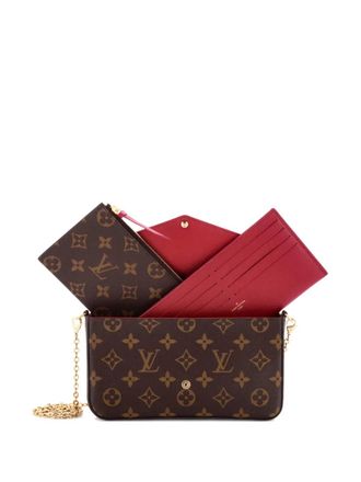 Louis Vuitton Felicie Pochette Monogram Canvas crossbody bag - Bruin