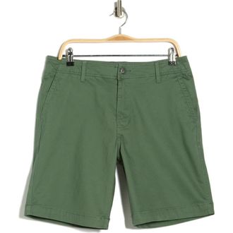 Lucky Brand Stretch Cotton Sateen Chino Shorts in Fall Garden at Nordstrom Rack, Size 30