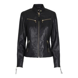 BTF-CPH Btfcph - Leren Jassen - Dames - Jassen - Zwart - Maat: 5XL Leer