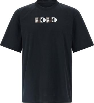 Fendi Black Optical T-shirt