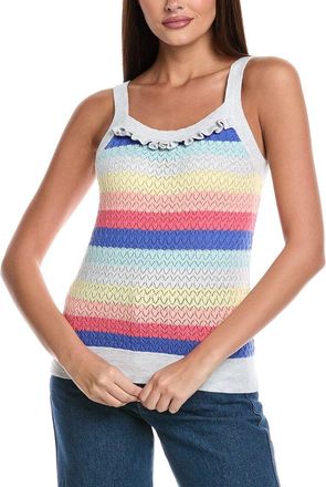 Isla Ella Pointelle Tank Sweater