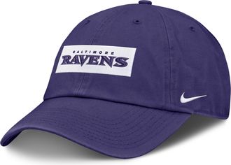 Nike Baltimore Ravens Primetime Club Wordmark Nike Mens NFL Adjustable Hat in Purple | NF0252M8G-ZW0