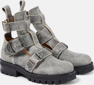 Vivienne Westwood Cut-out leather ankle boots