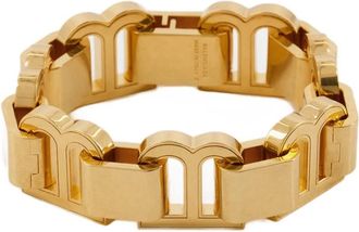 Balenciaga Gold Hourglass Bracelet - Brass Material